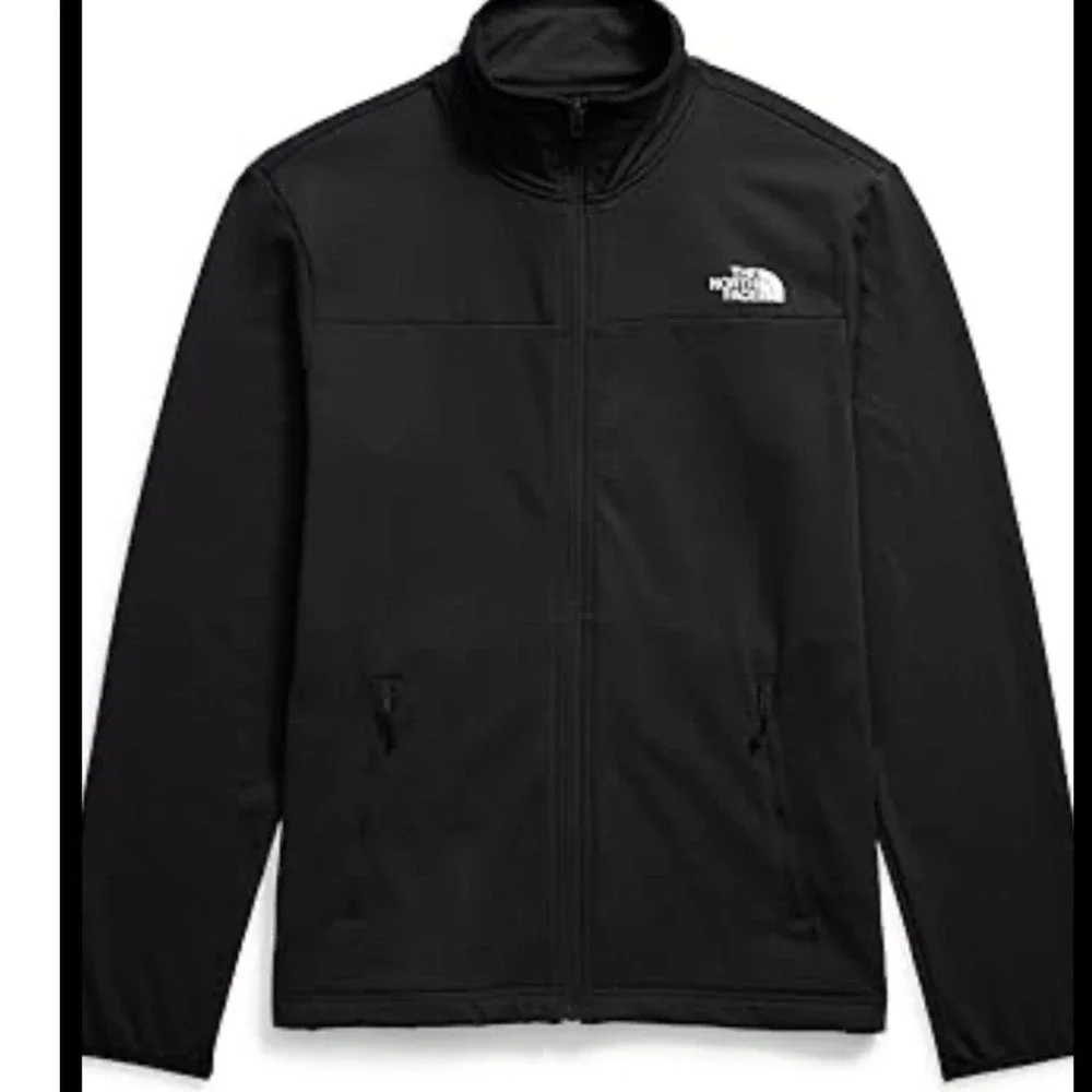 The North Face Mens Cedar Trail Grid Fleece Full Zip Jacket Small Softshell